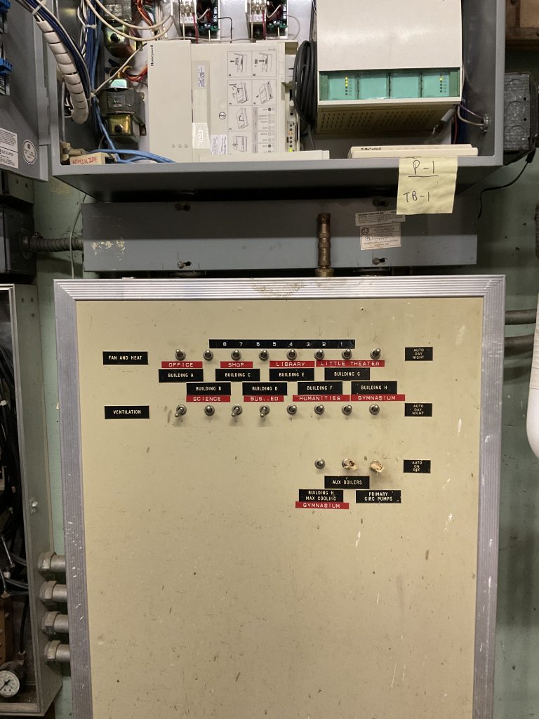 An aging school HVAC system.